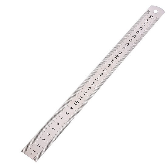Thước Lá Thép Không Gỉ 30cm sử Dụng 2 mặt