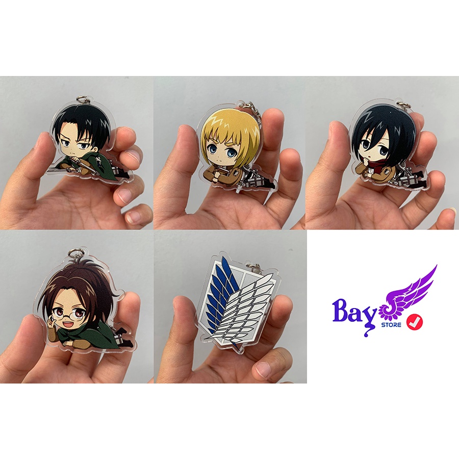 [ 5cm ] Móc khóa MICA anime Attack on titan - AOT - Baystore