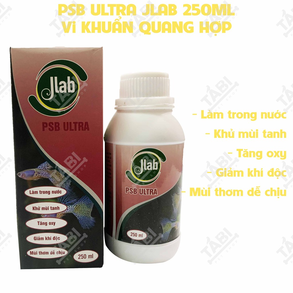 Vi Khuẩn Quang Hợp JLAB 300ML Cao Cấp - PSB Ultra Men Vi Sinh Cho Bể Cá Thuỷ Sinh [JLAB ĐEN]