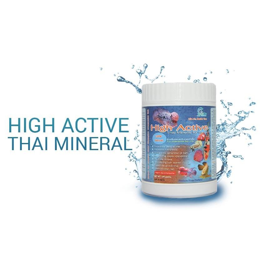 KHOÁNG CHẤT HIGH ACTIVE 100g CHO CÁ CẢNH