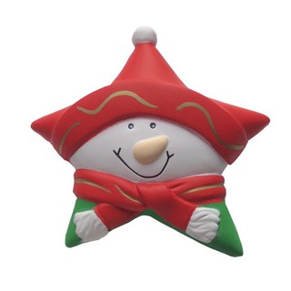 Funny Squishy Christmas Star Shape Squeeze Toy Stress Reliever Gag Prank Toy for