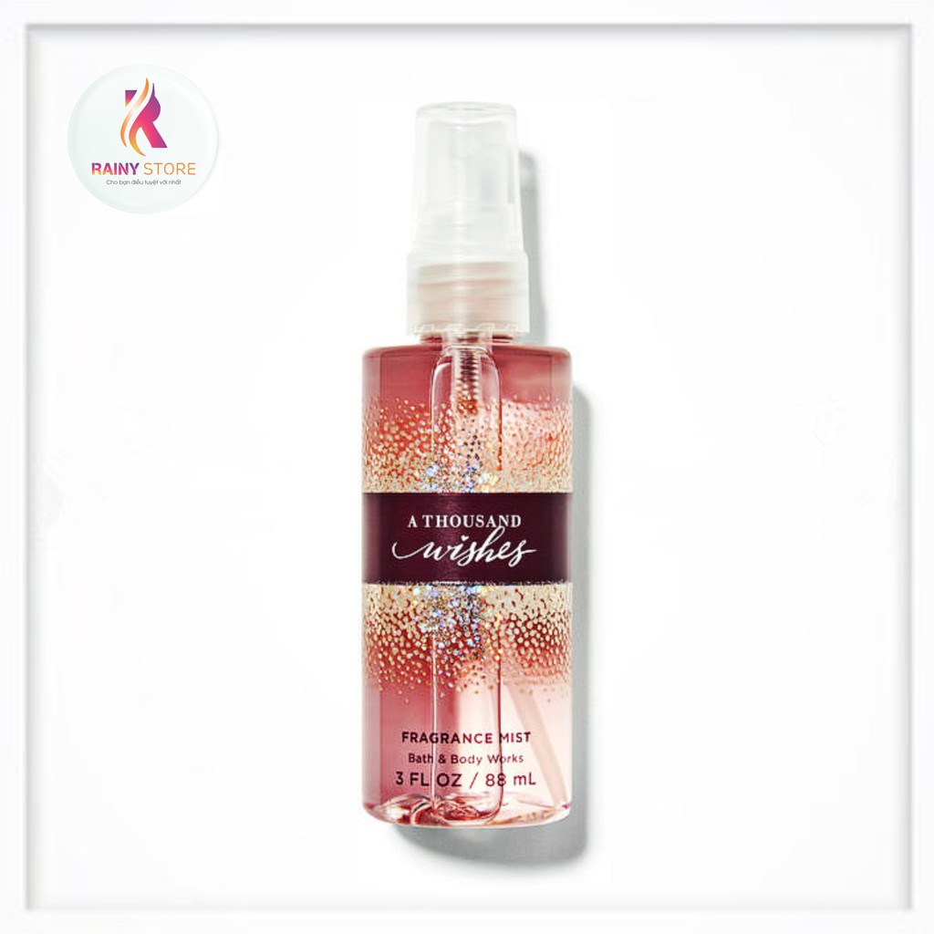 Xịt thơm toàn thân mini Bath & Body Works A Thousand Wishes 88ml