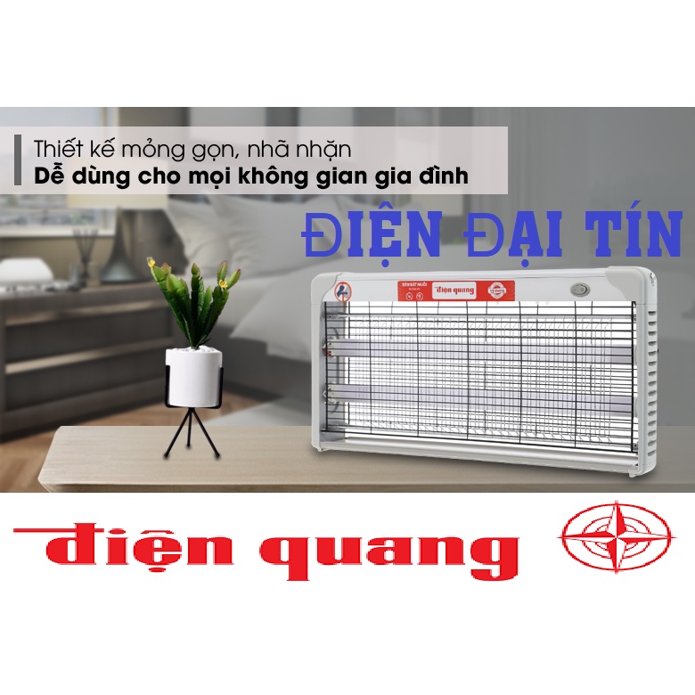 Đèn bắt muỗi Điện Quang ĐQ EML05L (483x65x245mm)