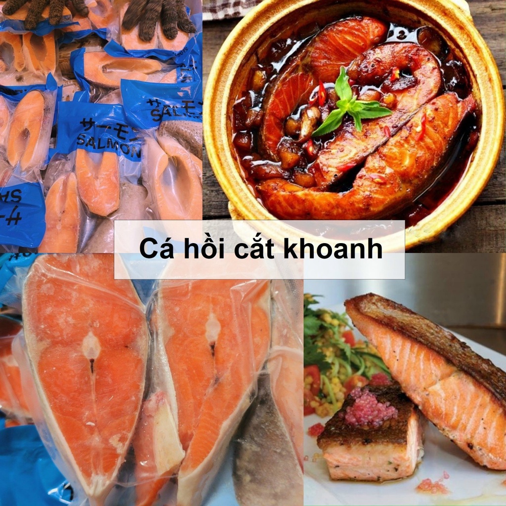 1Kg Cá Dứa, Cá Đù, Cá Hồi, Các Sặc, Cá Thu