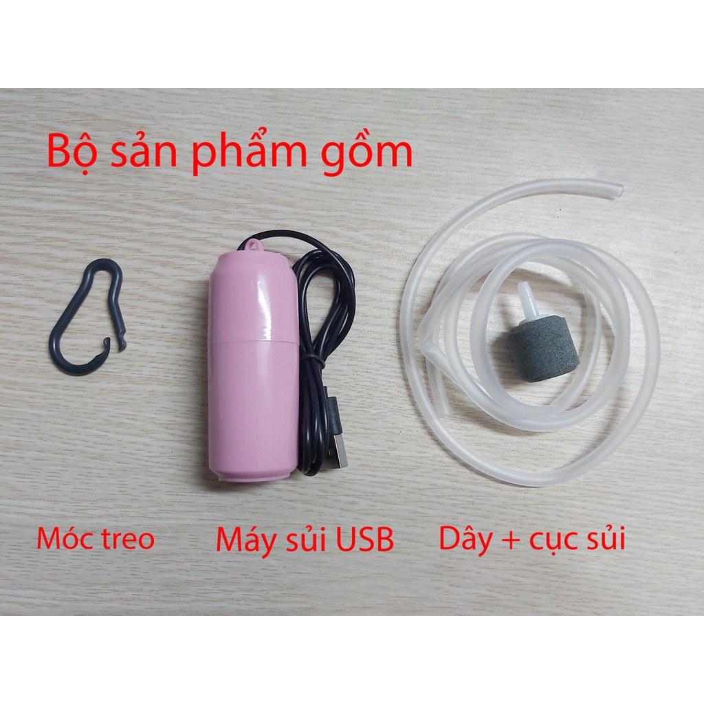 Máy sủi mini siêu êm 1 vòi - Sủi kết nối USB