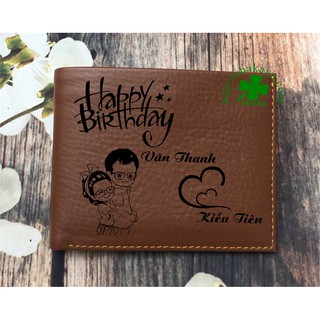 ví nam da bò khắc tên, bóp nam đẹp, bop nam khac theo yeu cau, bop nam da bo