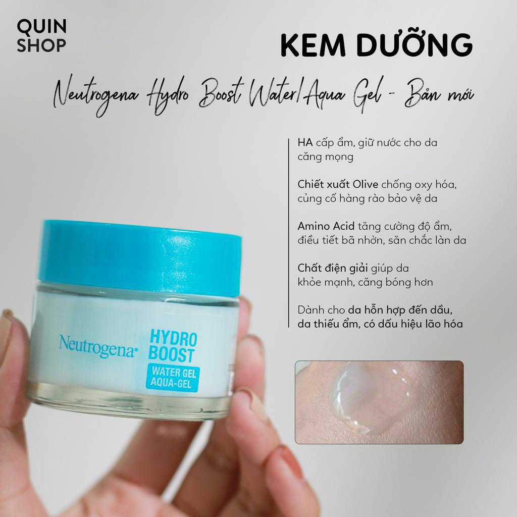 Kem Dưỡng Cấp Ẩm Cho Da Khô, Da Dầu Neutrogena Hydro Boost Gel