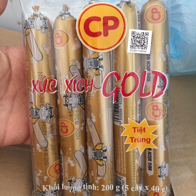 Xúc xích tiệt trùng CP( 200gr) ăn liền