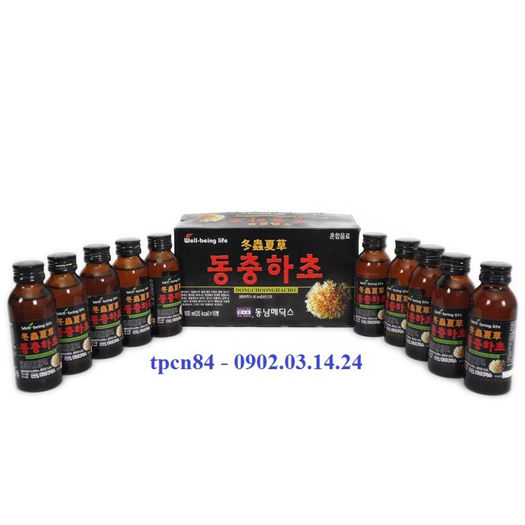 Nước Đông Trùng Hạ Thảo - Hàn Quốc (Hộp 10 chai)