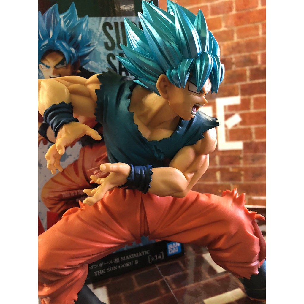 Mô hình Dragonball chính hãng - Goku blue - Maximatic 2