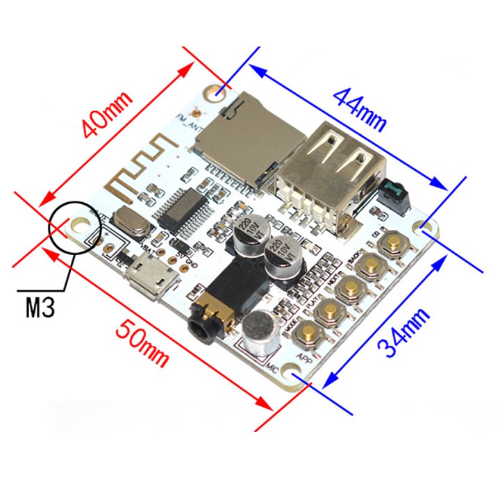 Mạch giải mã âm thanh chất lượng cao lossless bluetooth có vỏ