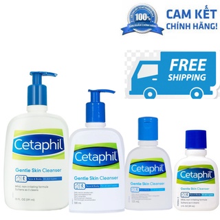 Sữa rửa mặt dành cho da khô da nhạy cảm Cetaphil chai 59ml 125ml