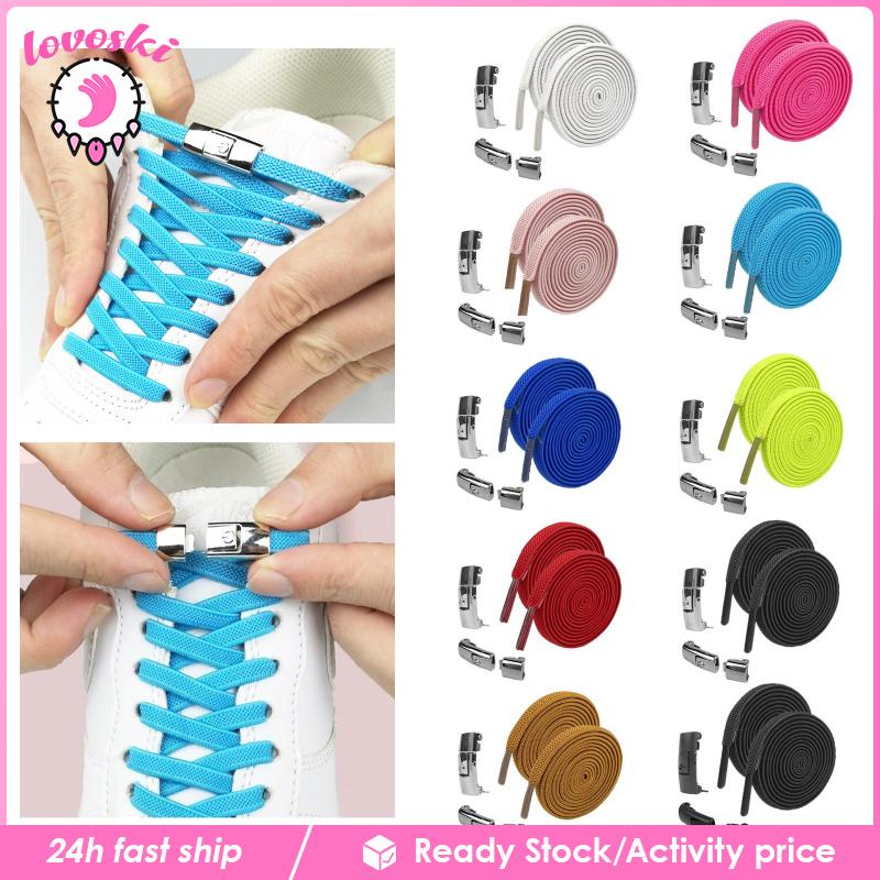 [Lovoski] Dây Buộc Giày Co Giãn Không Cần Buộc Nhanh Chóng Cho Người Lớn Tập Luyện
