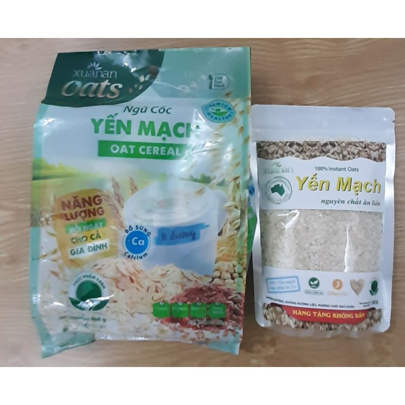 Ngũ Cốc Yến Mạch ít đường 400g ( Tặng kèm 1 Ly Sứ hoặc gói YM 180g) | BigBuy360 - bigbuy360.vn