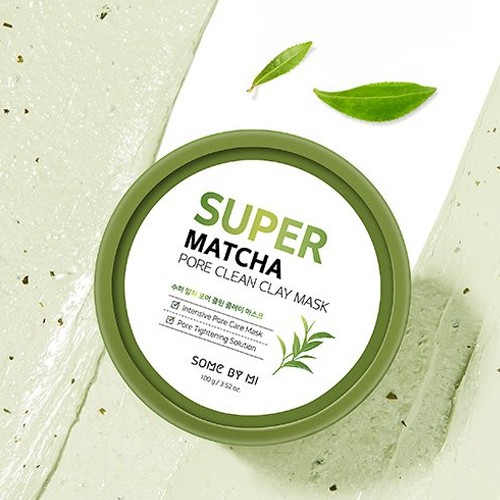 Mặt Nạ Đất Sét Some By Mi Super Matcha Pore Clean Clay Mask 100g Làm Sạch Lỗ Chân Lông Hiệu Quả Cao