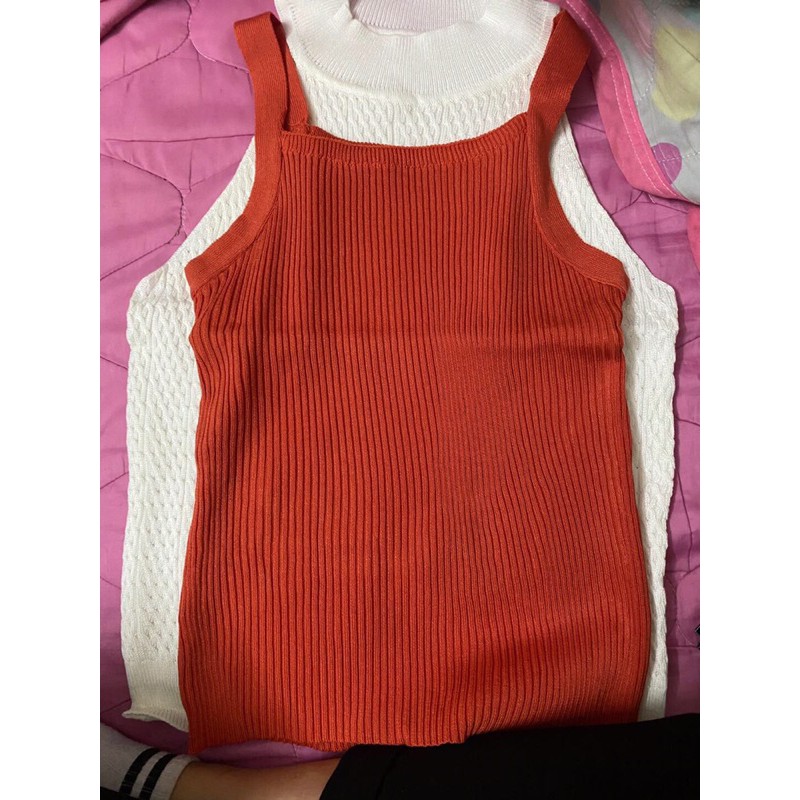 [Ảnh thật] Áo len hai dây bản to chất siêu đẹp | BigBuy360 - bigbuy360.vn