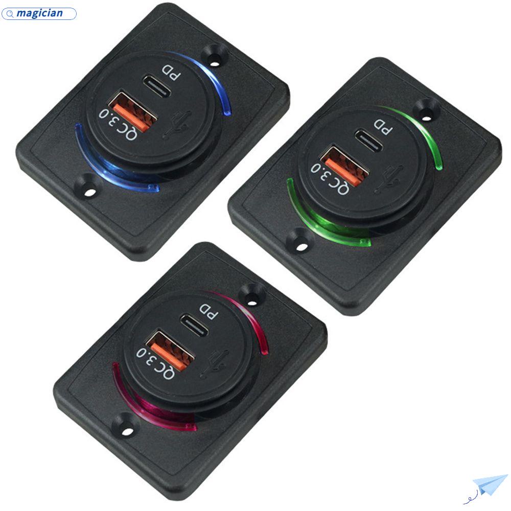 Ổ Cắm Sạc Nhanh 18W PD QC 3.0 Chuyên Dụng Cho Xe Hơi