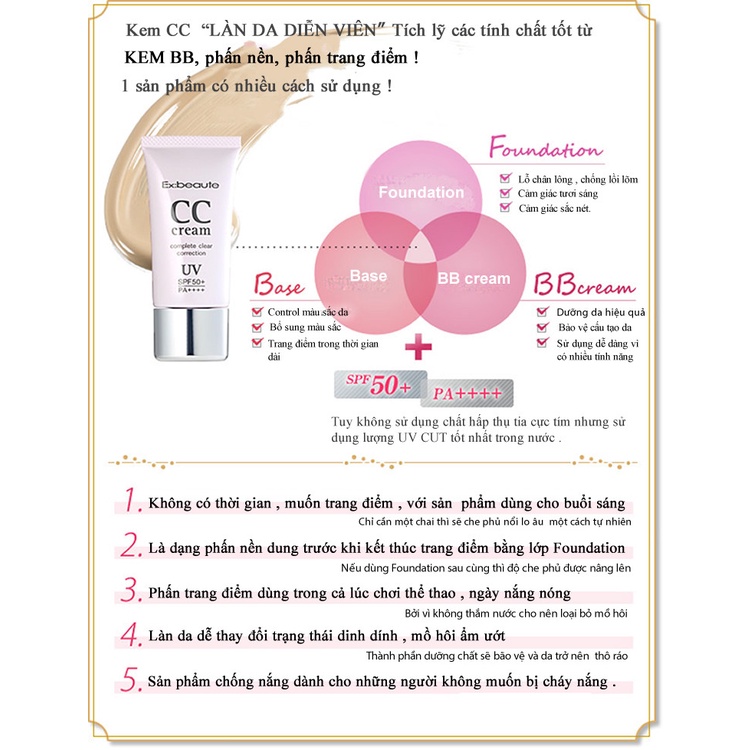 Kem Nền, Chống Nắng CC Cream Nhật Bản | BigBuy360 - bigbuy360.vn