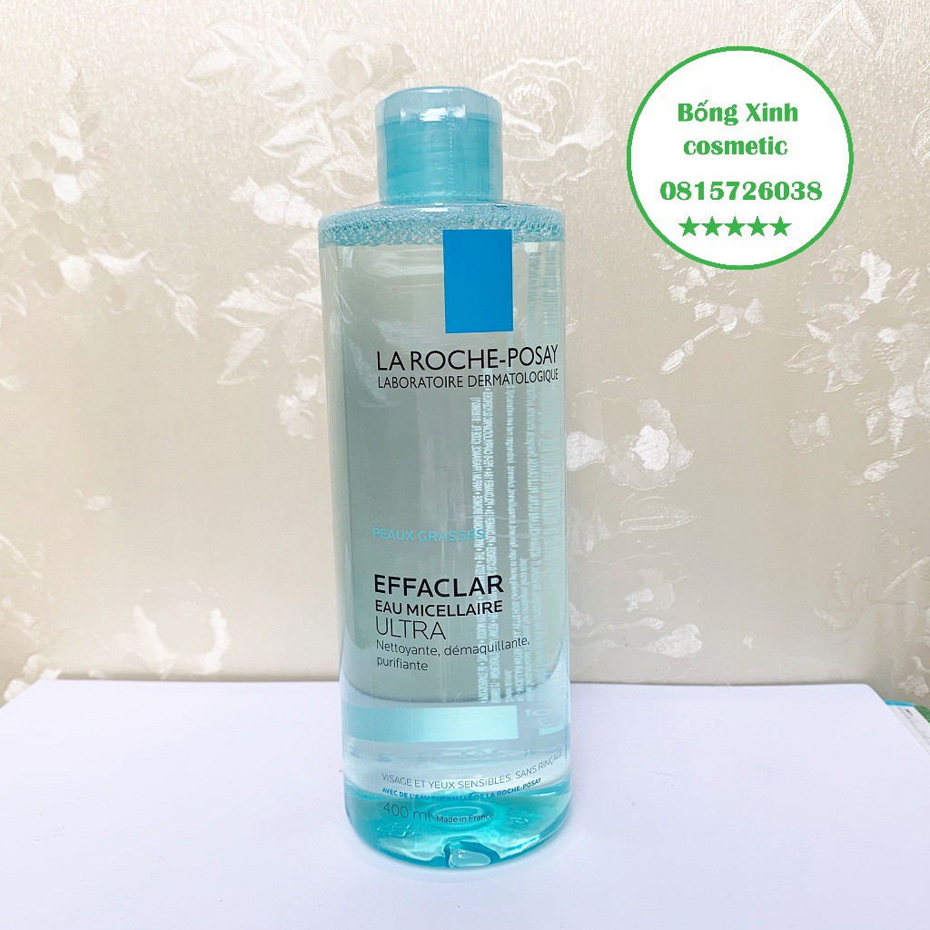 Nước tẩy trang La Roche Posay cho da dầu và da nhạy cảm - 50ml-400ml