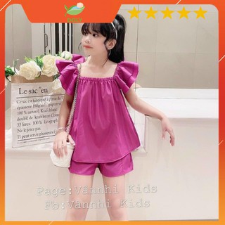 Bộ tiểu thư tay bồng cho bé gái 12kg đến 38kg - doly store