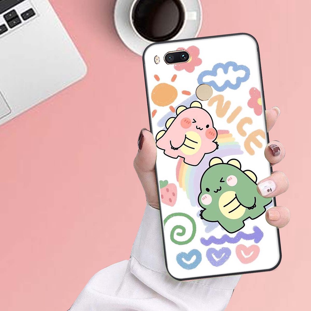 Ốp lưng Xiaomi REDMI 5X / MI A1 in hình khủng long , gấu nâu xinh xắn, siêu cute  mà còn vô cùng RẺ -ĐẸP