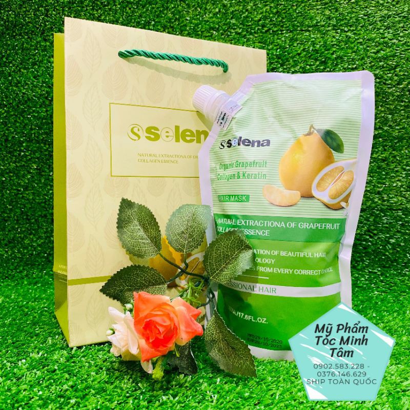 Hấp ủ tóc tinh chất bưởi selena