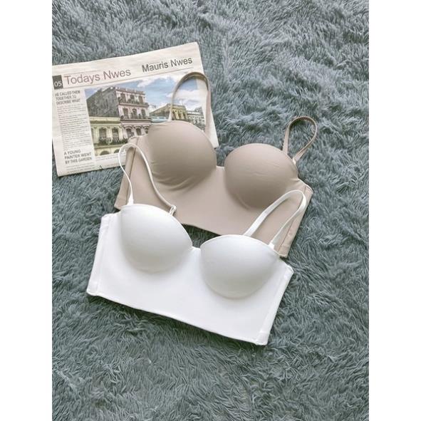 Áo Lót Nữ Đúc Cradin Cúp Ngang Bản To Có Gọng Cao Cấp 724