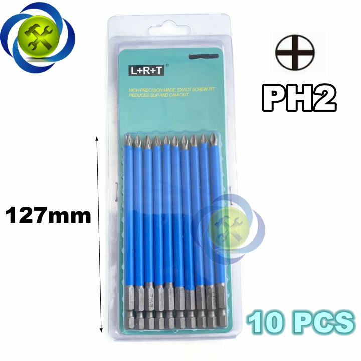 Mũi vít bake PH2 6.35 X 127mm L+R+T PH2127 (10 cây/vỉ)