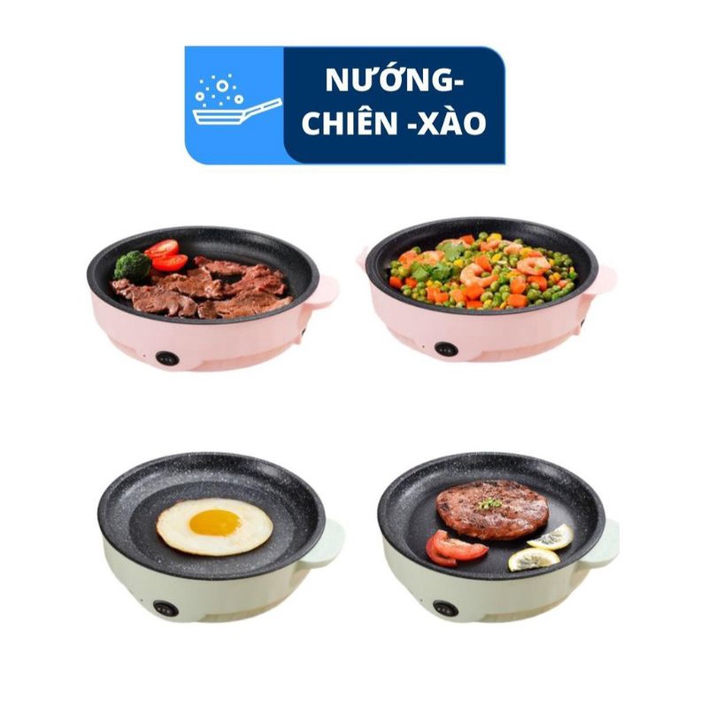 Chảo nướng điện mini,bếp nướng điện 26cm SHANBAN