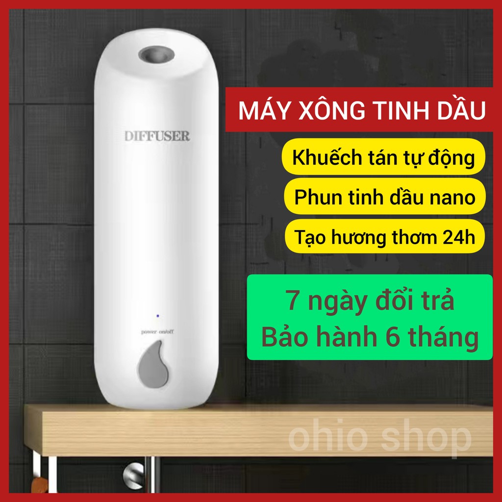 Máy xông tinh dầu tự động khử mùi hôi phòng làm thơm không khí