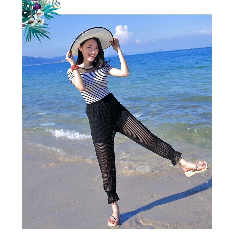 Women's Chiffon Pants Loose Sun protection Summer Trend | BigBuy360 - bigbuy360.vn