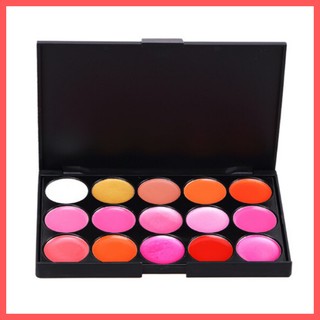 Bảng màu son môi gồm 15 màu tiện dụng