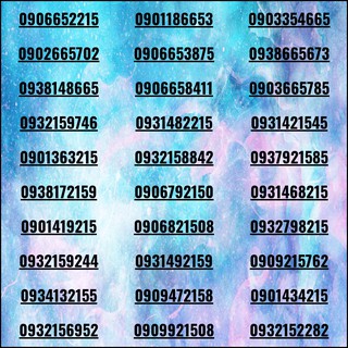 Sim MobiFone đẹp giá rẻ khuyến mãi data lớn