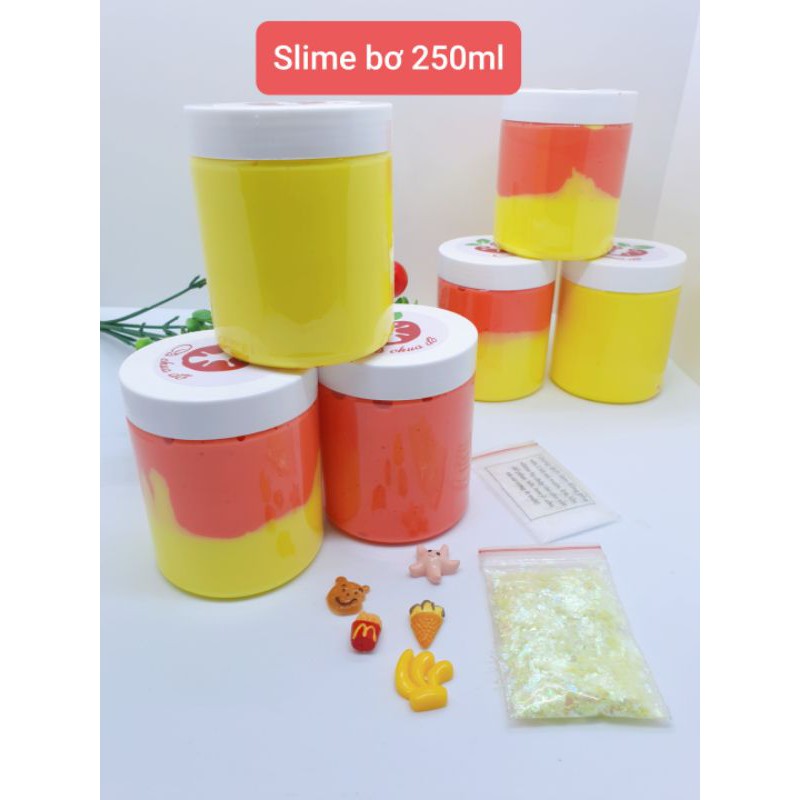 Slime bơ 250ml kèm quà tặng
