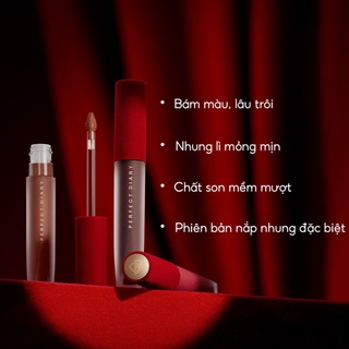 [] son kem lì perfect diary tông màu đỏ quyến rũ 2.5g