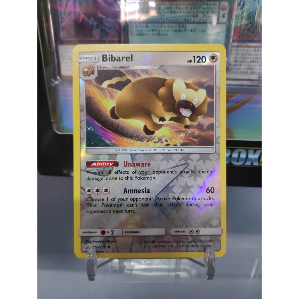 [ Dưa Hấu Yugioh ] Lá bài thẻ bài Pokemon Bibarel