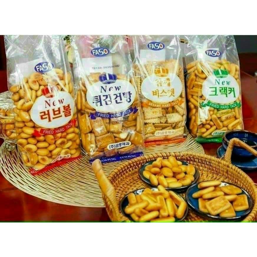 Bánh quy lúa mạch Geum Pung 270g các vị