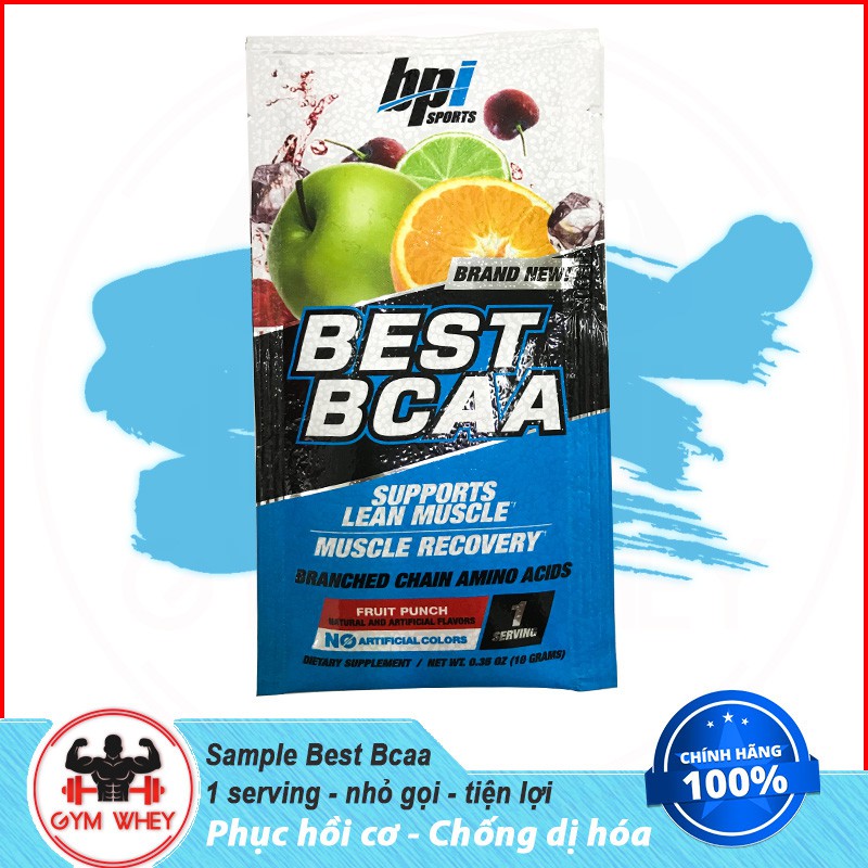 Gói thử sample Dinh Dưỡng Chống Dị Hóa Cơ Bắp giữ cơ thể thon gọn BPI Bpisports Best Bcaa 1 lần dùng - Authentic 100% | BigBuy360 - bigbuy360.vn