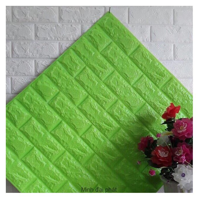 [Miền Nam] MIẾNG XỐP DÁN TƯỜNG 3D LOẠI 5MM GIẢ GẠCH KHỔ 70CM * 77CM | BigBuy360 - bigbuy360.vn
