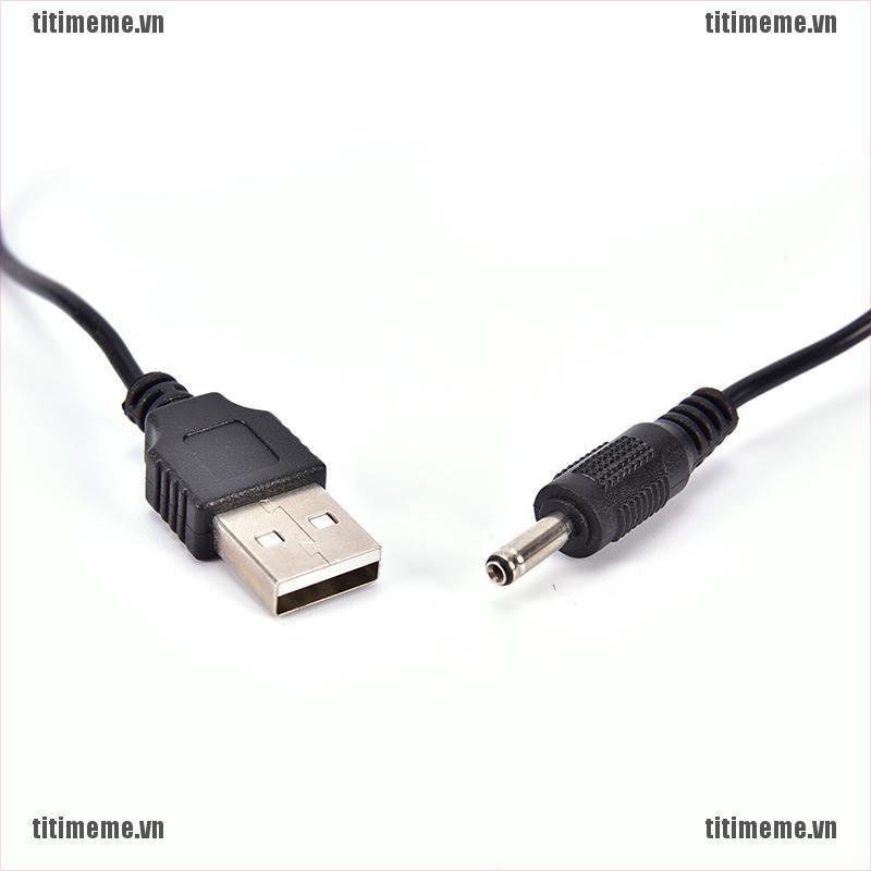 Dây Cáp Sạc Đầu Usb-A Sang 2.0-5.5mm Dc 5v