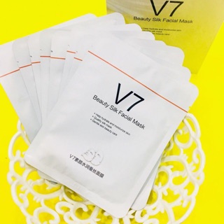 Hộp 10 mặt nạ  dưỡng da V7 Beauty Silk Facial Mask🎌🎌
