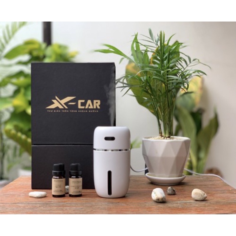 Combo Máy Khuếch Tán và 2 Chai Tinh Dầu Nguyên Chất X-Car