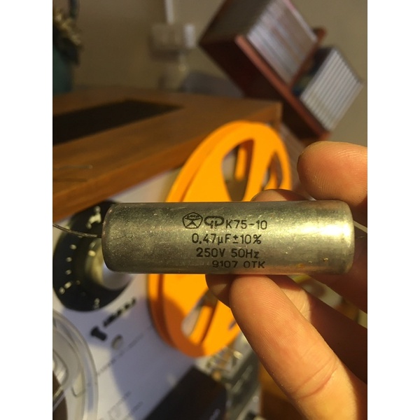 Tụ dầu nối tầng Nga 0.47uf 250v mới nguyên seal bán lẻ rẻ như bán buôn