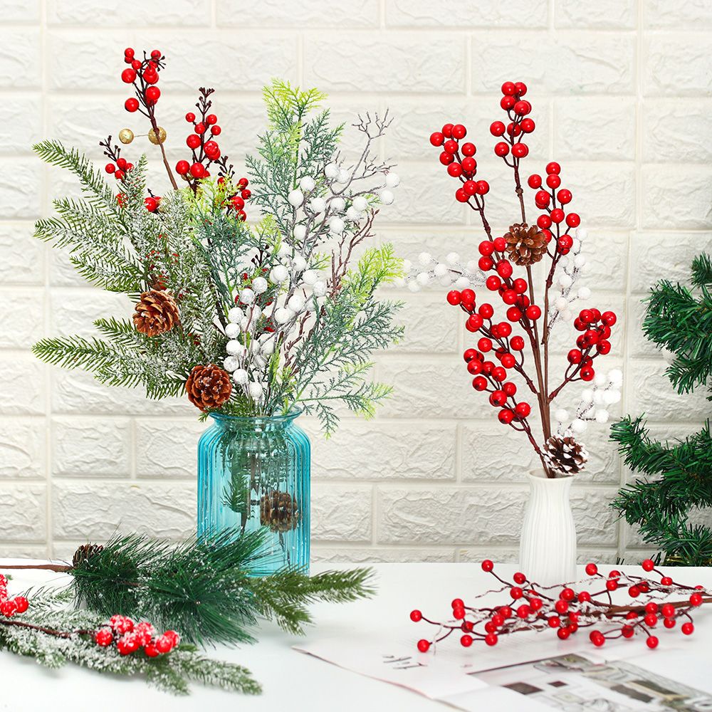 Nhánh Cây Thông/Quả Thông Nhân Tạo Độc Đáo Trang Trí Tiệc Giáng Sinh DIY