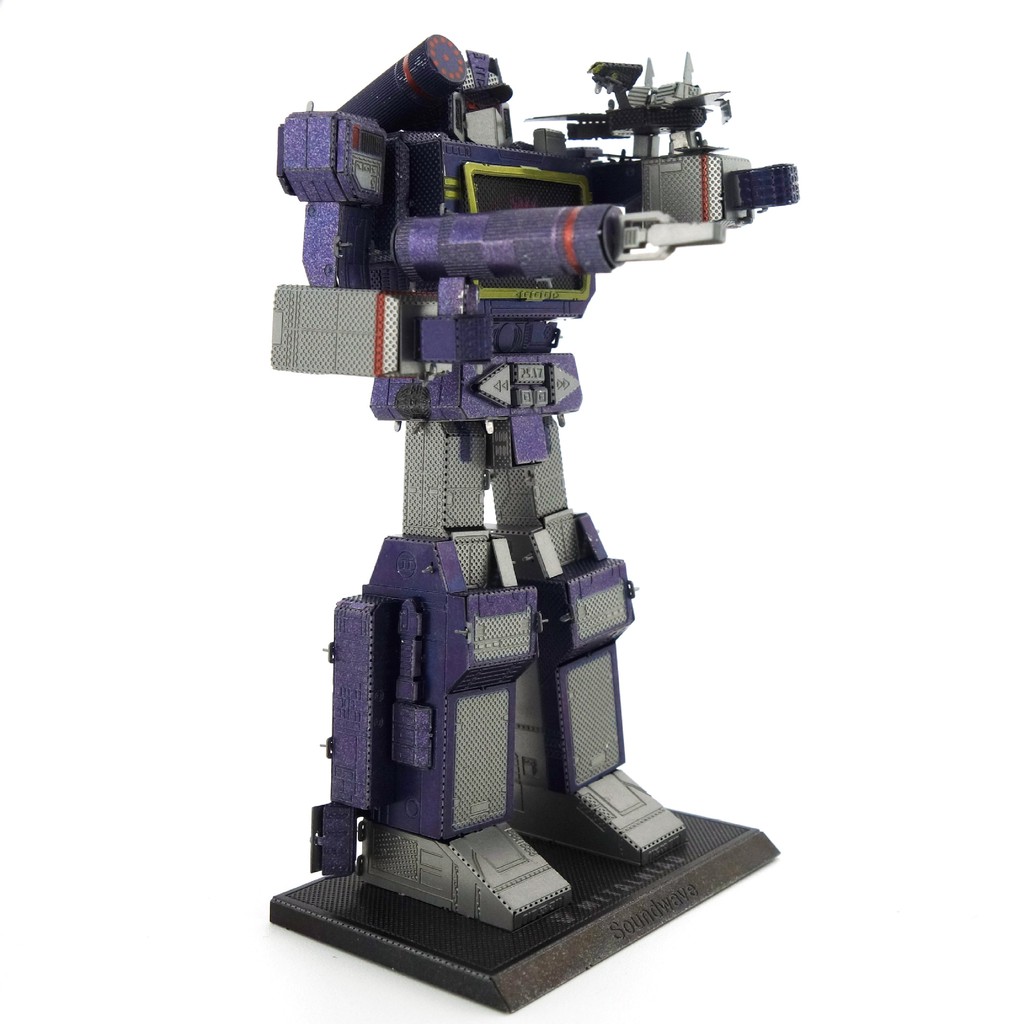 Đồ chơi lắp ghép Mô hình Kim loại Robot THF Transformers SoundWave S088