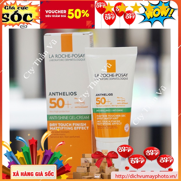 Kem Chống Nắng La Roche Posay  Anthelios Anti-Shine SPF50+ Dung Tích 50ml kholinhkienmayin
