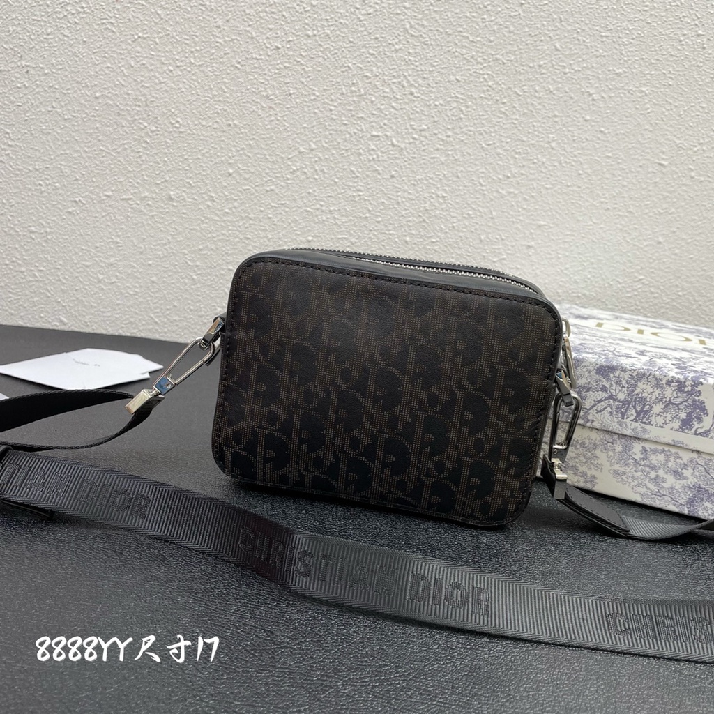 Túi đeo chéo nam da thật thời trang cao cấp Christian Dior CD phong cách thời thượng, thu hút