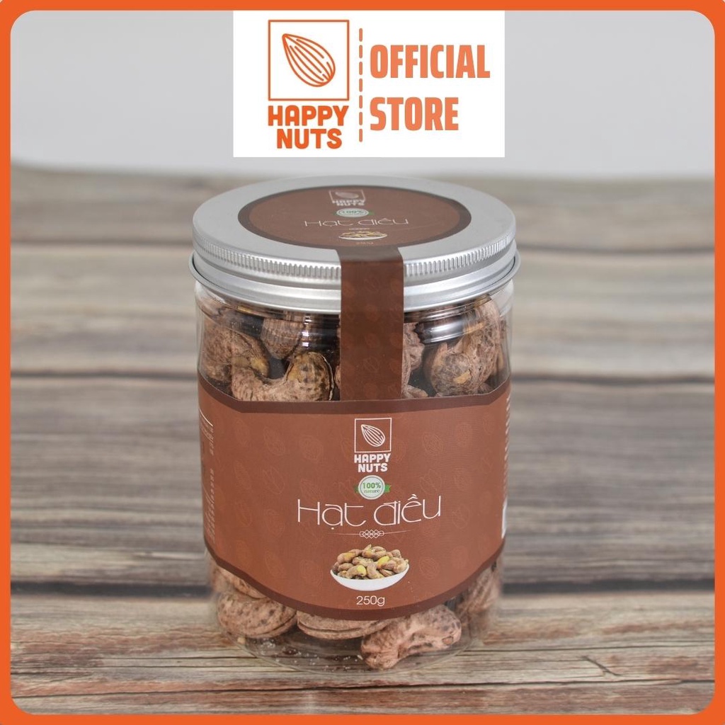 Hạt điều rang HAPPY NUTS - Vỏ lụa