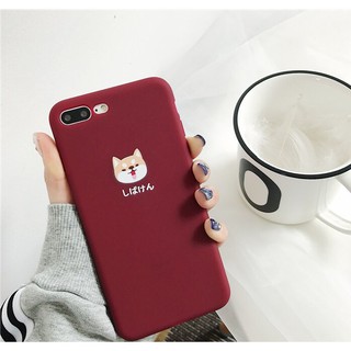 ốp chó cogi đỏ và đen cho iphone ( bán kèm dây giá rẻ )