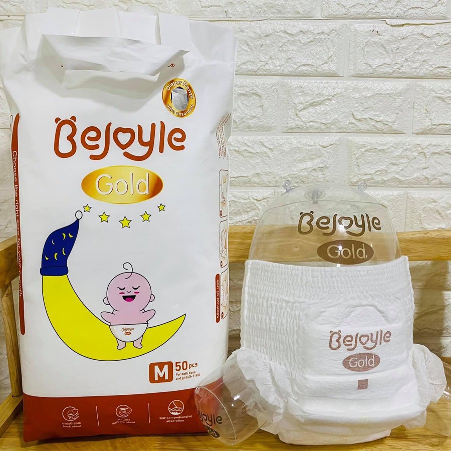 Bỉm quần Bejoyle Gold/ full size M,L,XL,XXL,XXXL/ 1 bịch có 50 miếng/ size 4XL có 46 miếng giá siêu rẻ !